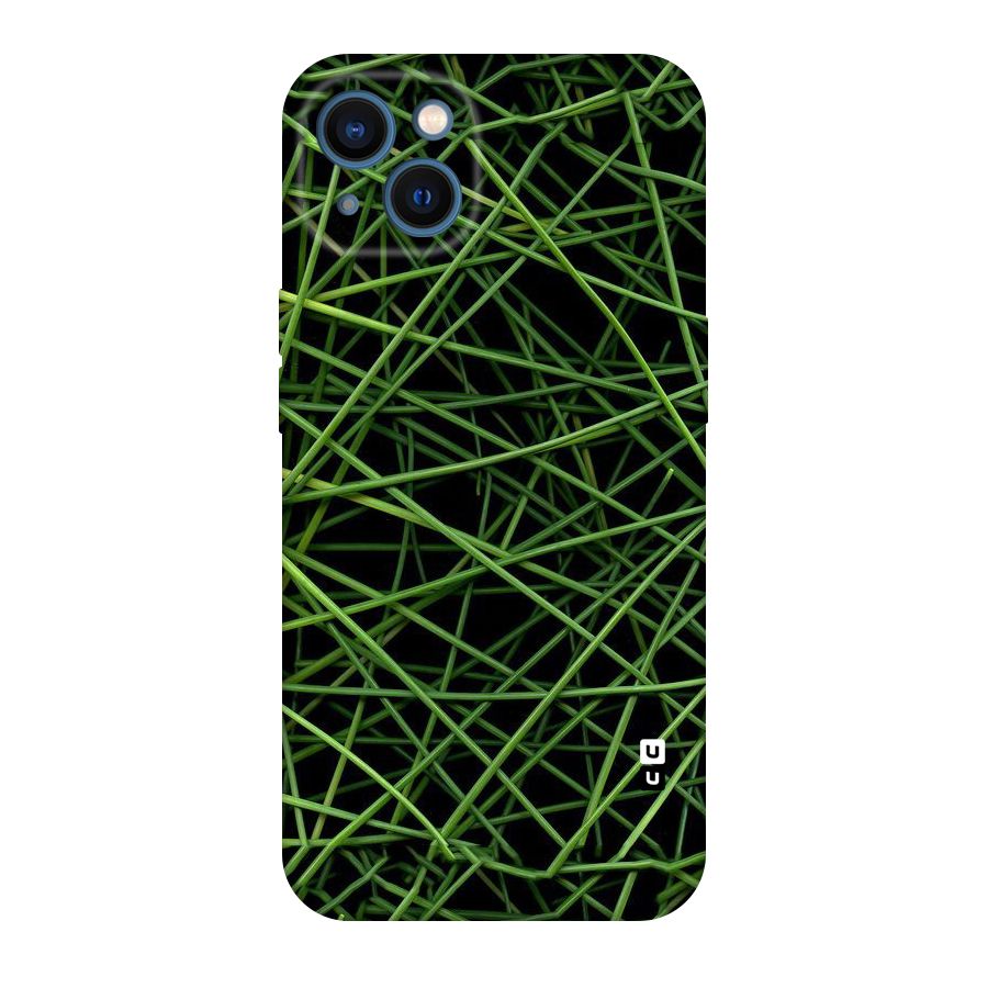 Green Lines Original Polycarbonate Back Case for iPhone 13