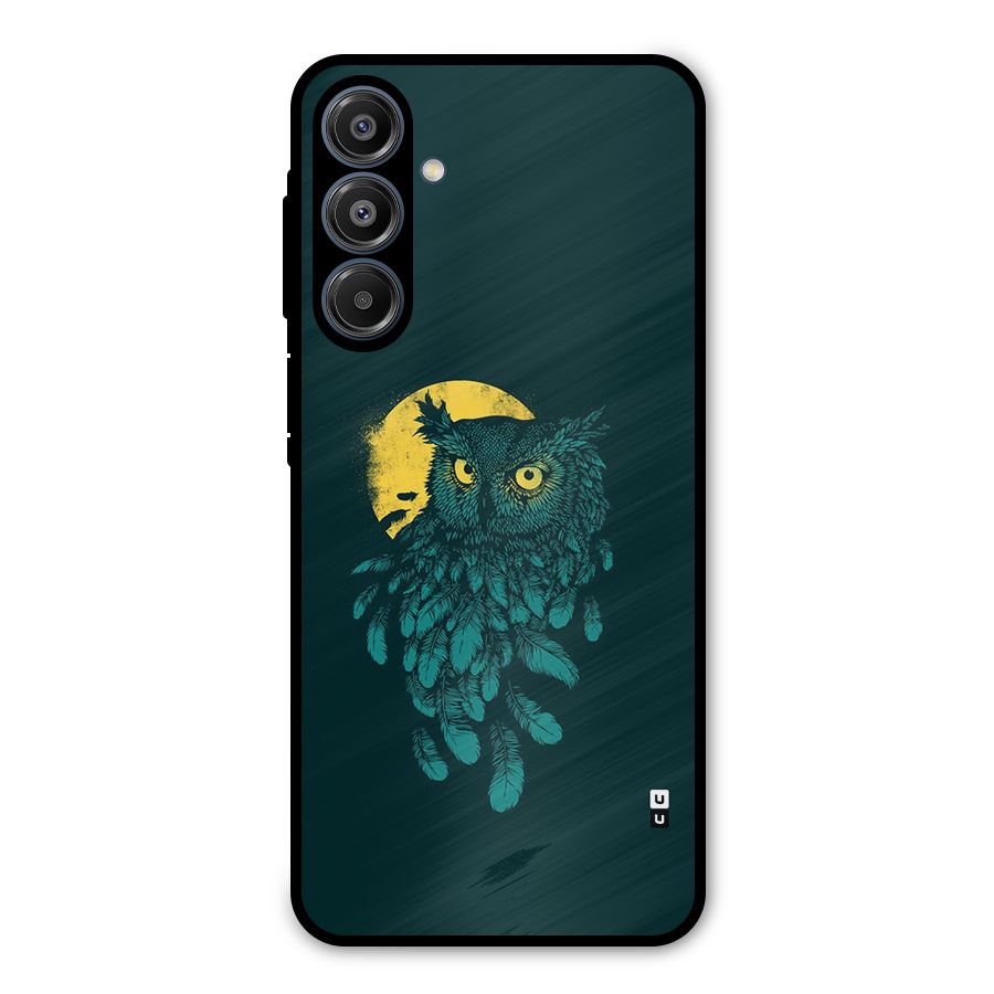 Green Owl Metal Back Case for Galaxy A16 5G