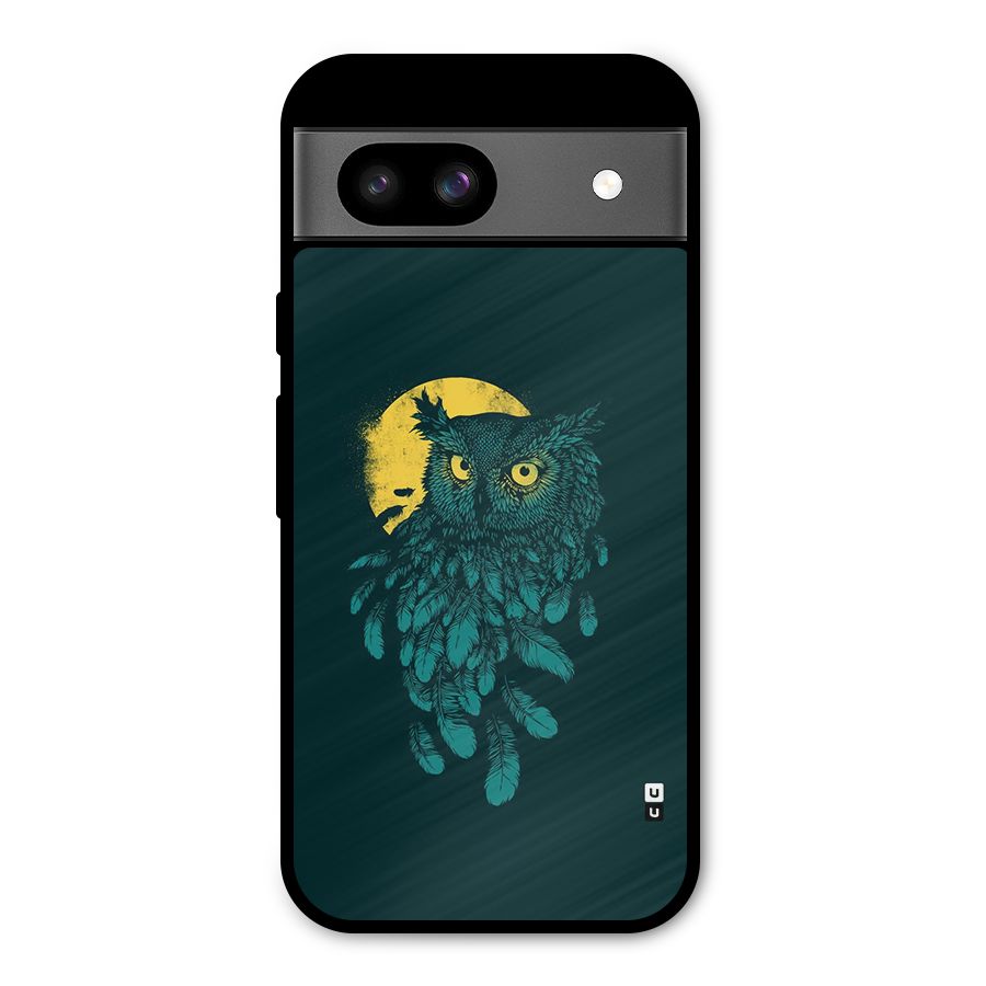 Green Owl Metal Back Case for Google Pixel 8a