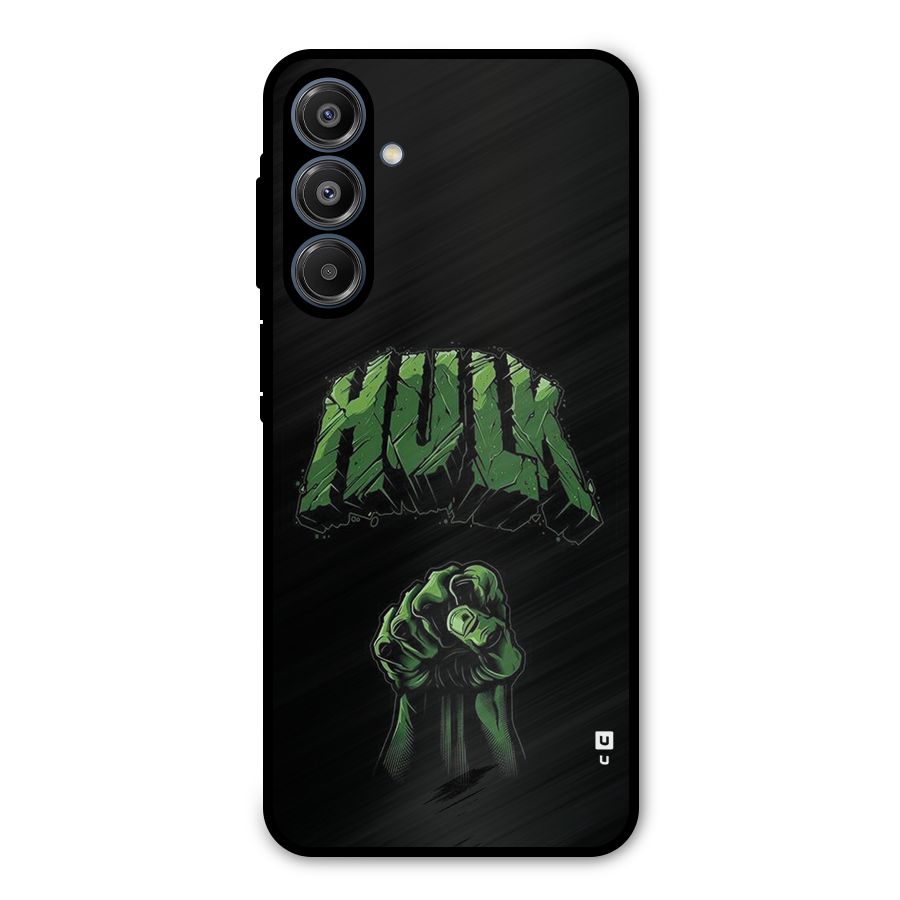 Green Punch Metal Back Case for Galaxy A16 5G