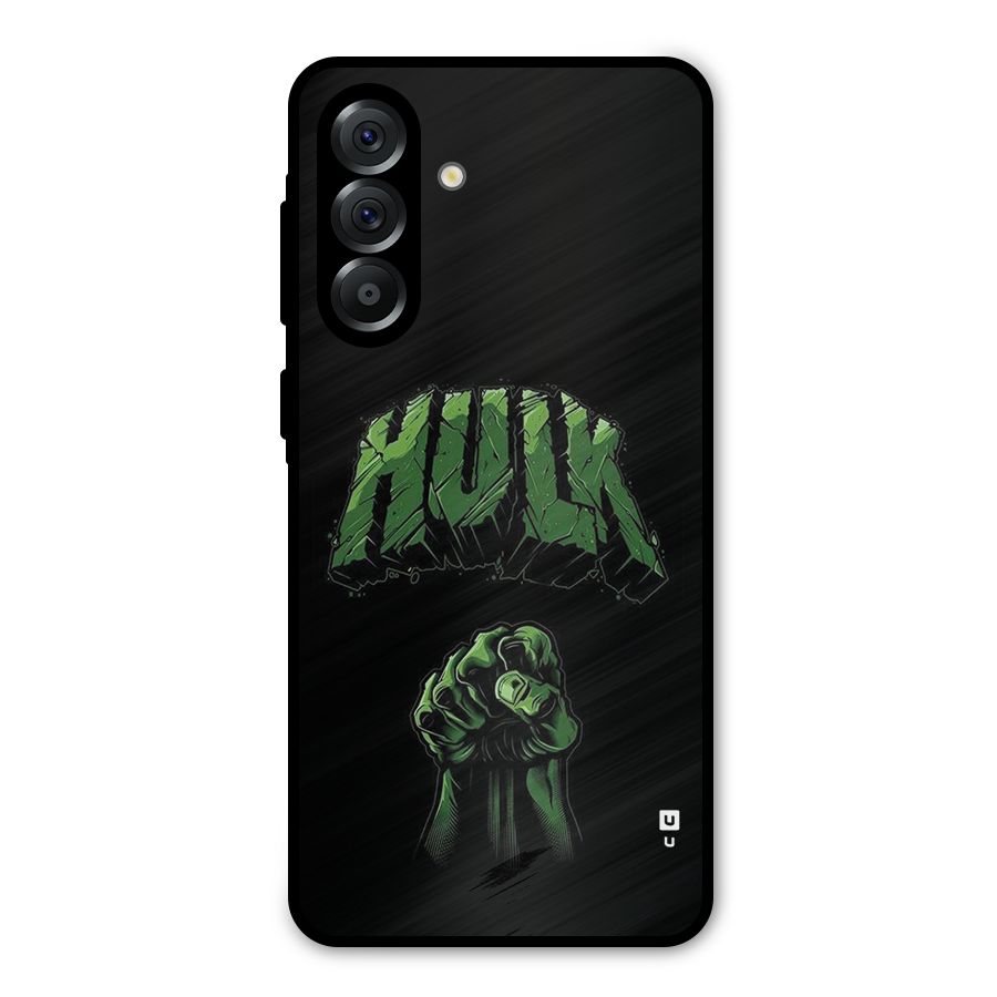 Green Punch Metal Back Case for Galaxy A36