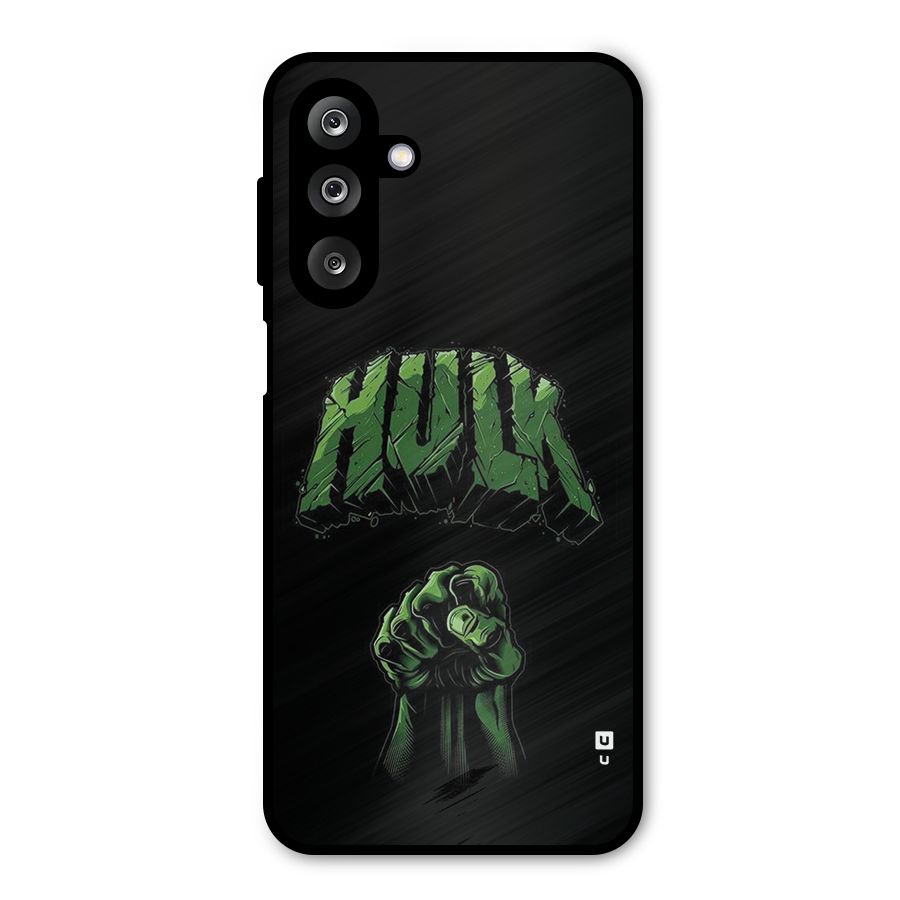 Green Punch Metal Back Case for Galaxy M36