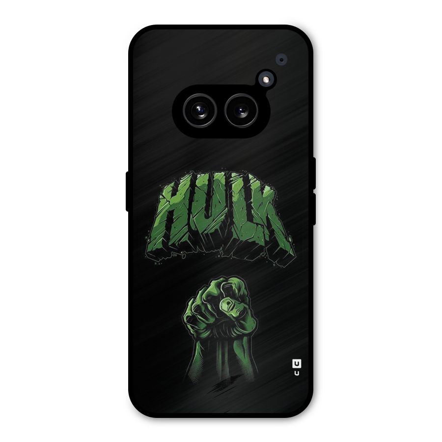 Green Punch Metal Back Case for Nothing Phone 2a Plus