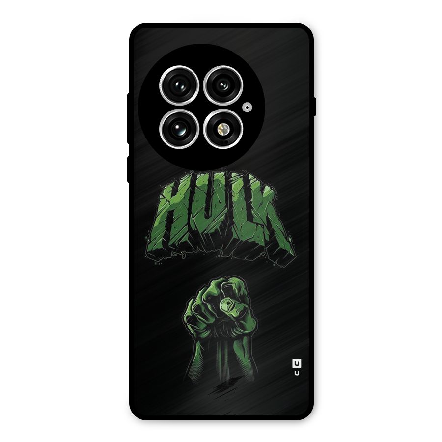Green Punch Metal Back Case for OnePlus 13