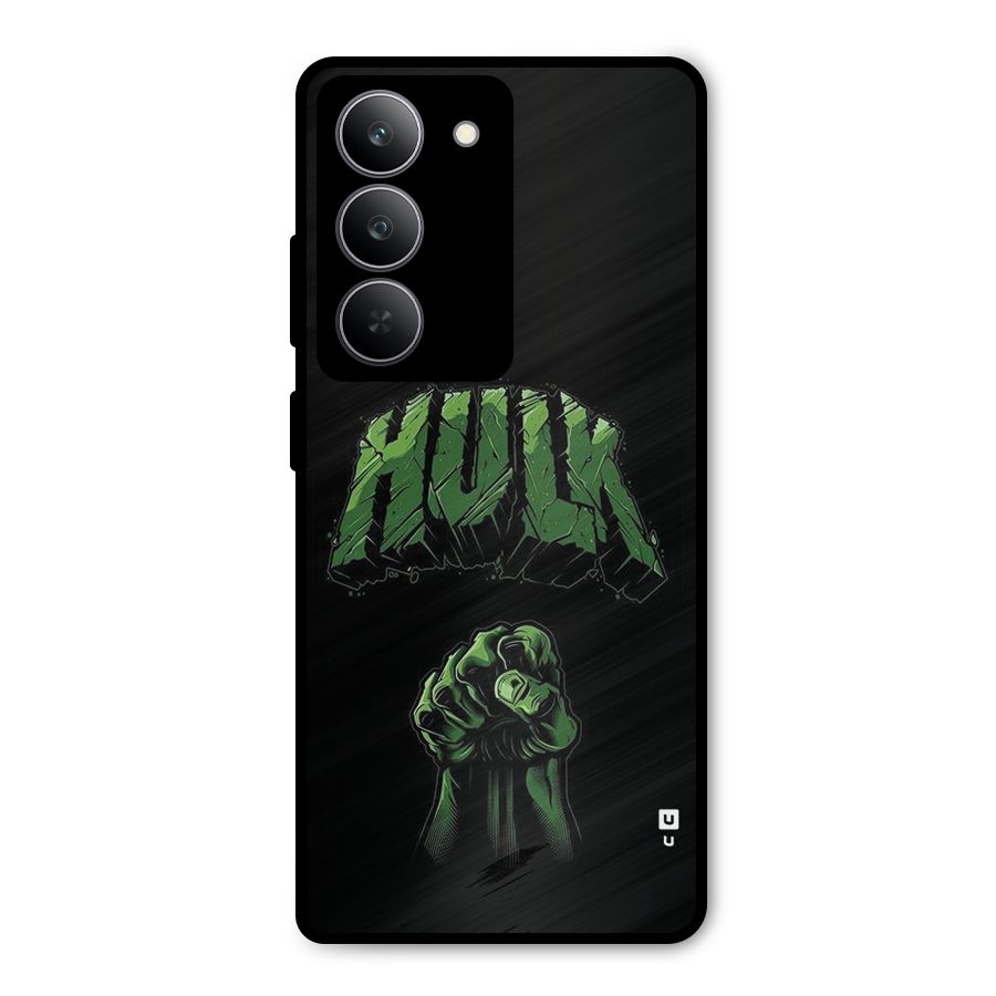 Green Punch Metal Back Case for Realme P3x