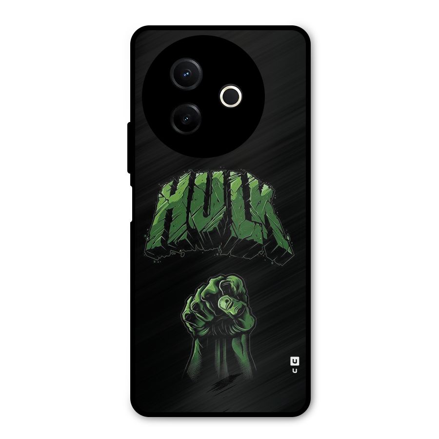 Green Punch Metal Back Case for Vivo Y39