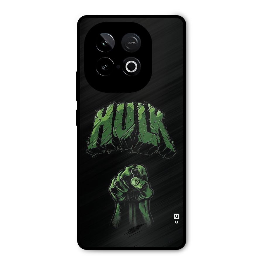 Green Punch Metal Back Case for iQOO Neo 10