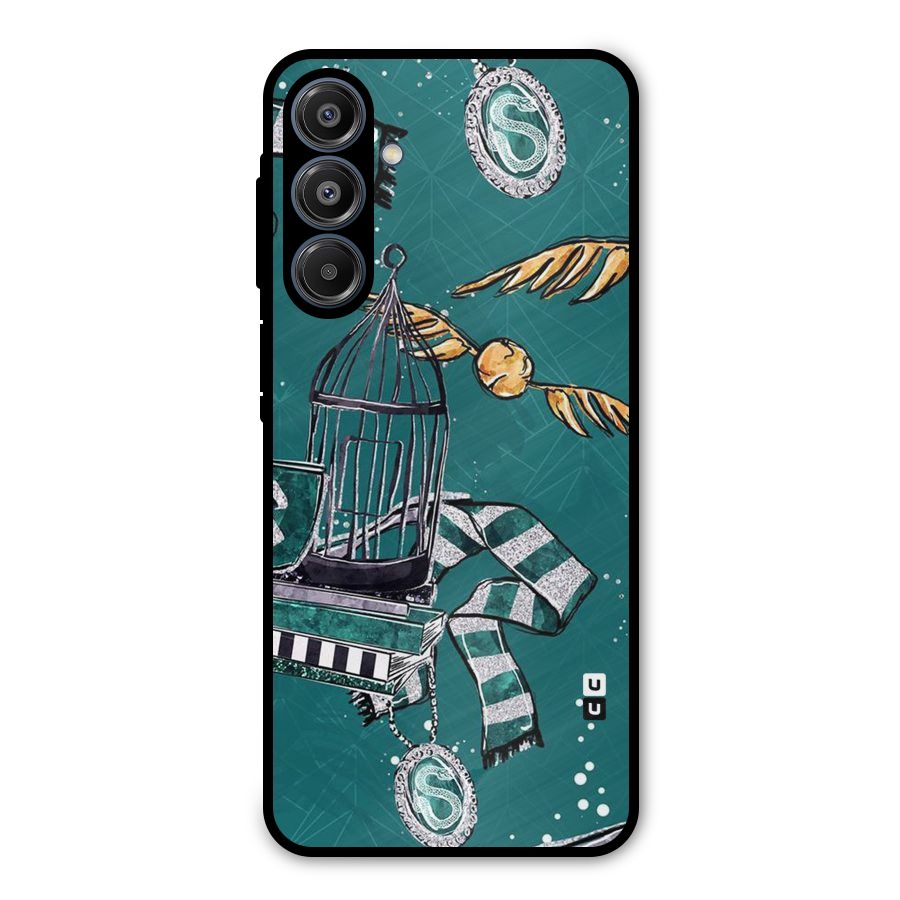 Green Scarf Metal Back Case for Galaxy A16 5G