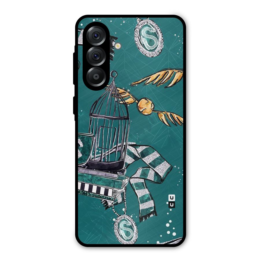 Green Scarf Metal Back Case for Galaxy A36