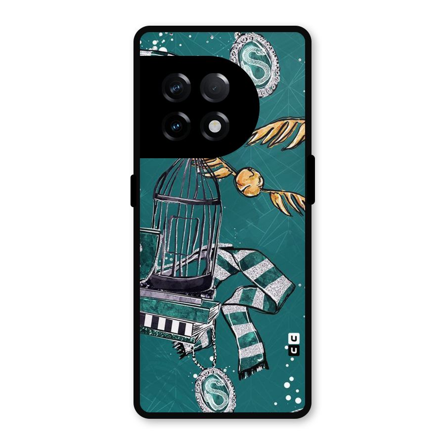 Green Scarf Metal Back Case for OnePlus 11R