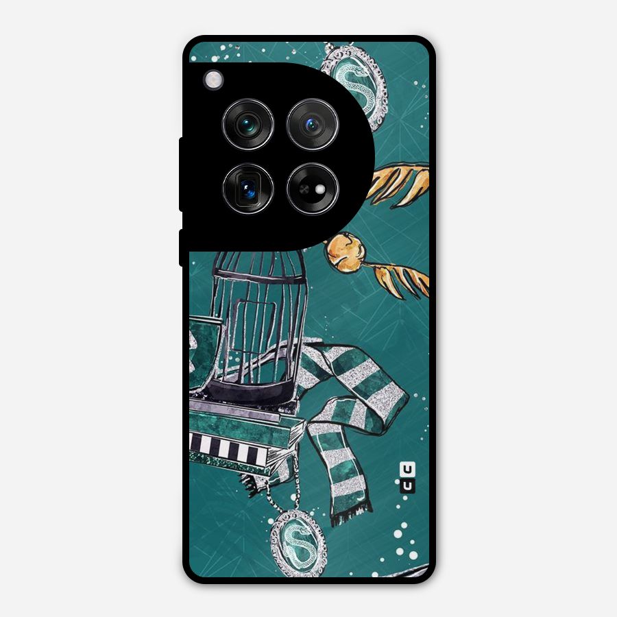 Green Scarf Metal Back Case for OnePlus 12