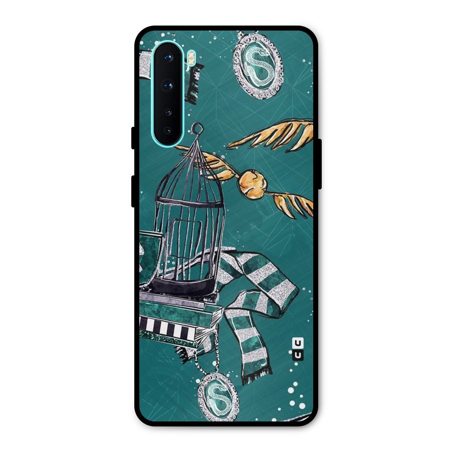 Green Scarf Metal Back Case for OnePlus Nord