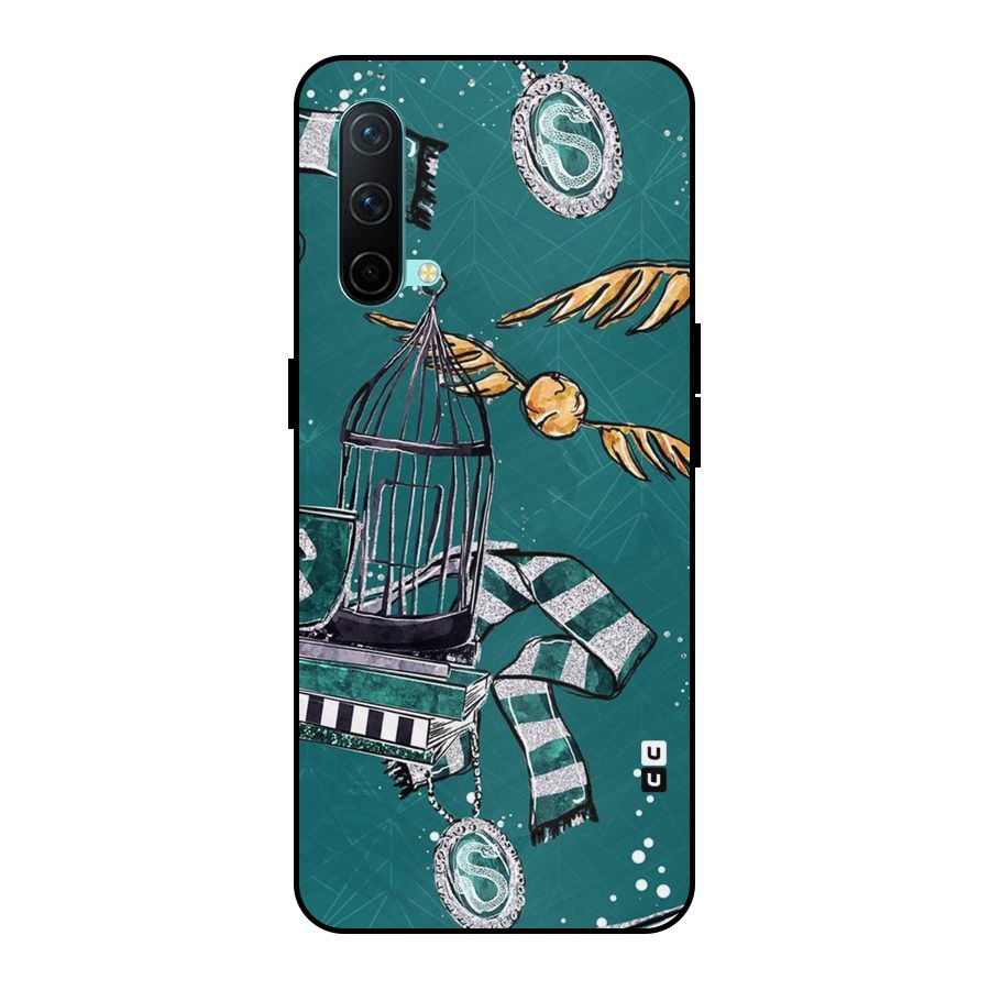 Green Scarf Metal Back Case for OnePlus Nord CE 5G