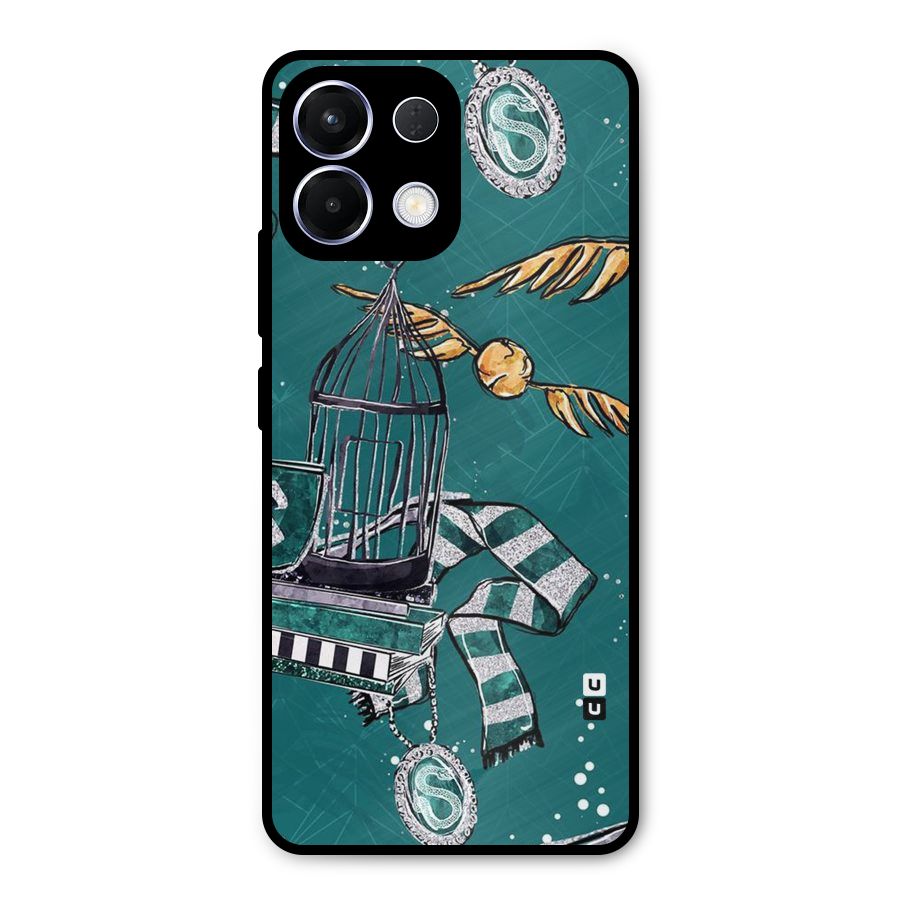 Green Scarf Metal Back Case for Oppo K13