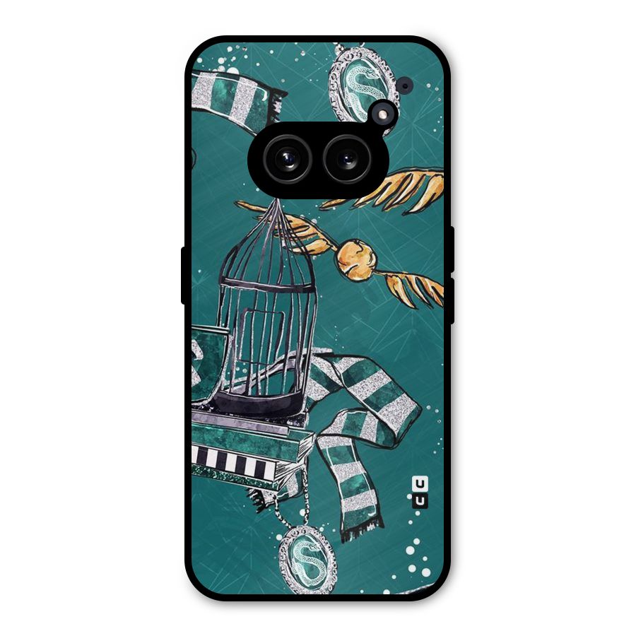 Green Scarf Metal Back Case for Nothing Phone 2a