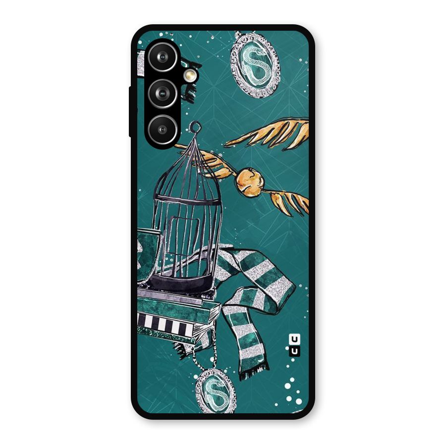 Green Scarf Metal Back Case for Samsung Galaxy M54