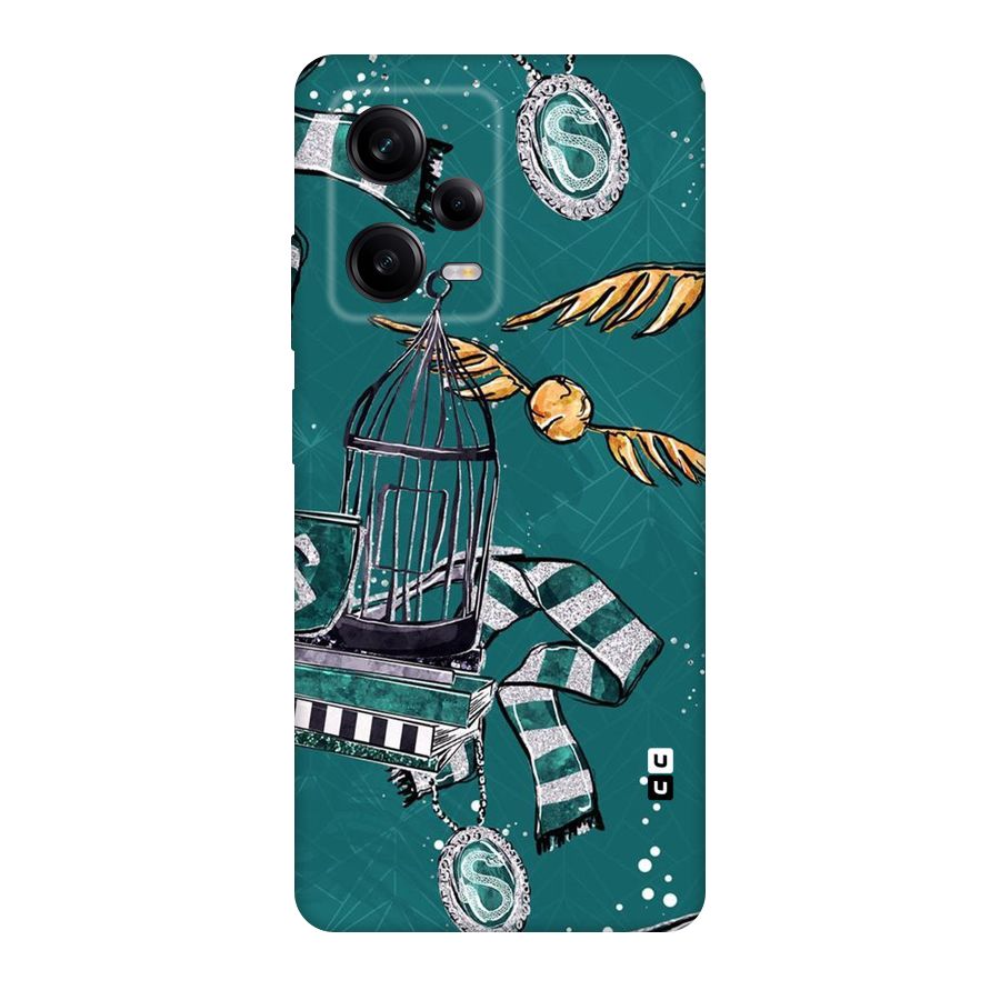 Green Scarf Original Polycarbonate Back Case for Redmi Note 12 Pro