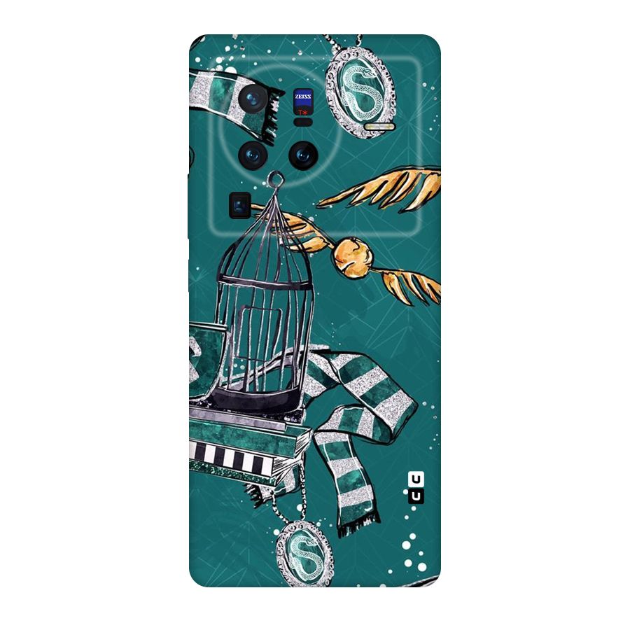Green Scarf Original Polycarbonate Back Case for Vivo X80