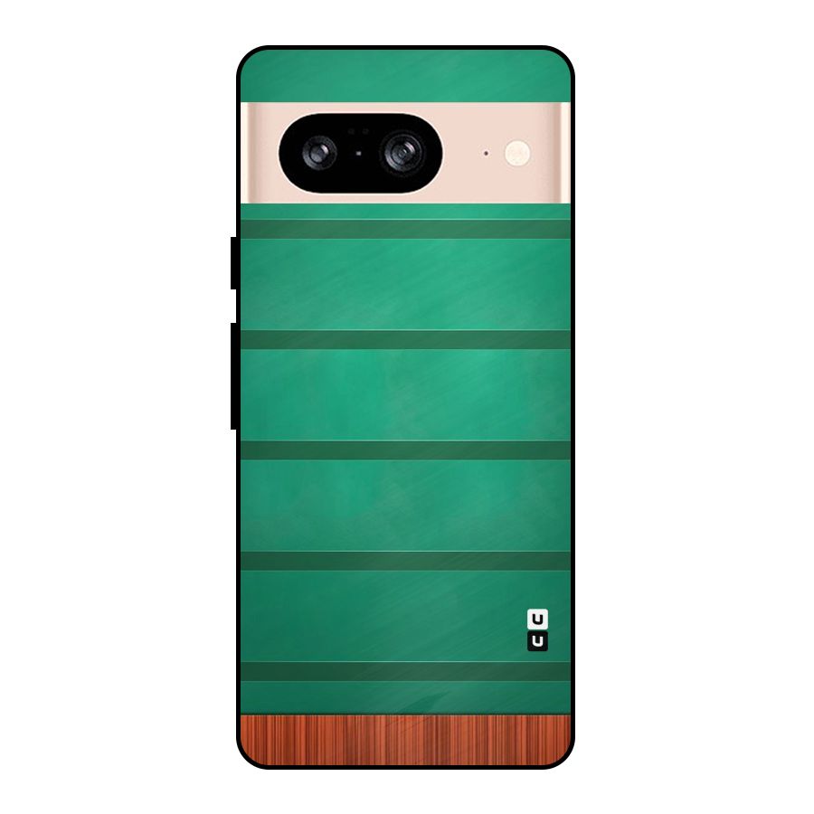 Green Wood Stripes Metal Back Case for Google Pixel 8