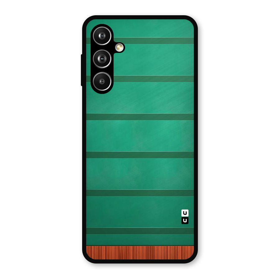 Green Wood Stripes Metal Back Case for Samsung Galaxy M54