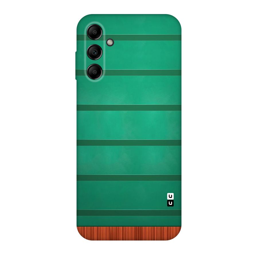 Green Wood Stripes Original Polycarbonate Back Case for Galaxy A14 5G