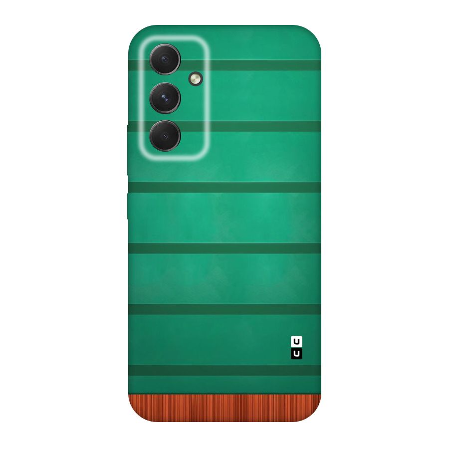 Green Wood Stripes Original Polycarbonate Back Case for Galaxy A54