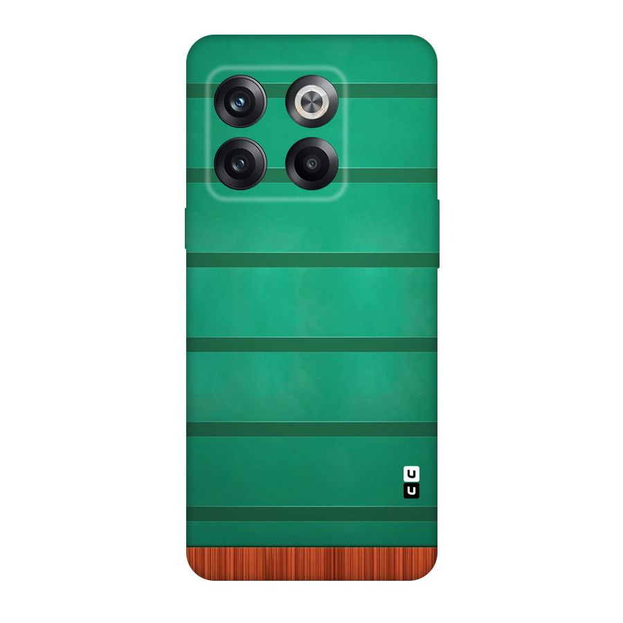 Green Wood Stripes Original Polycarbonate Back Case for OnePlus 10T