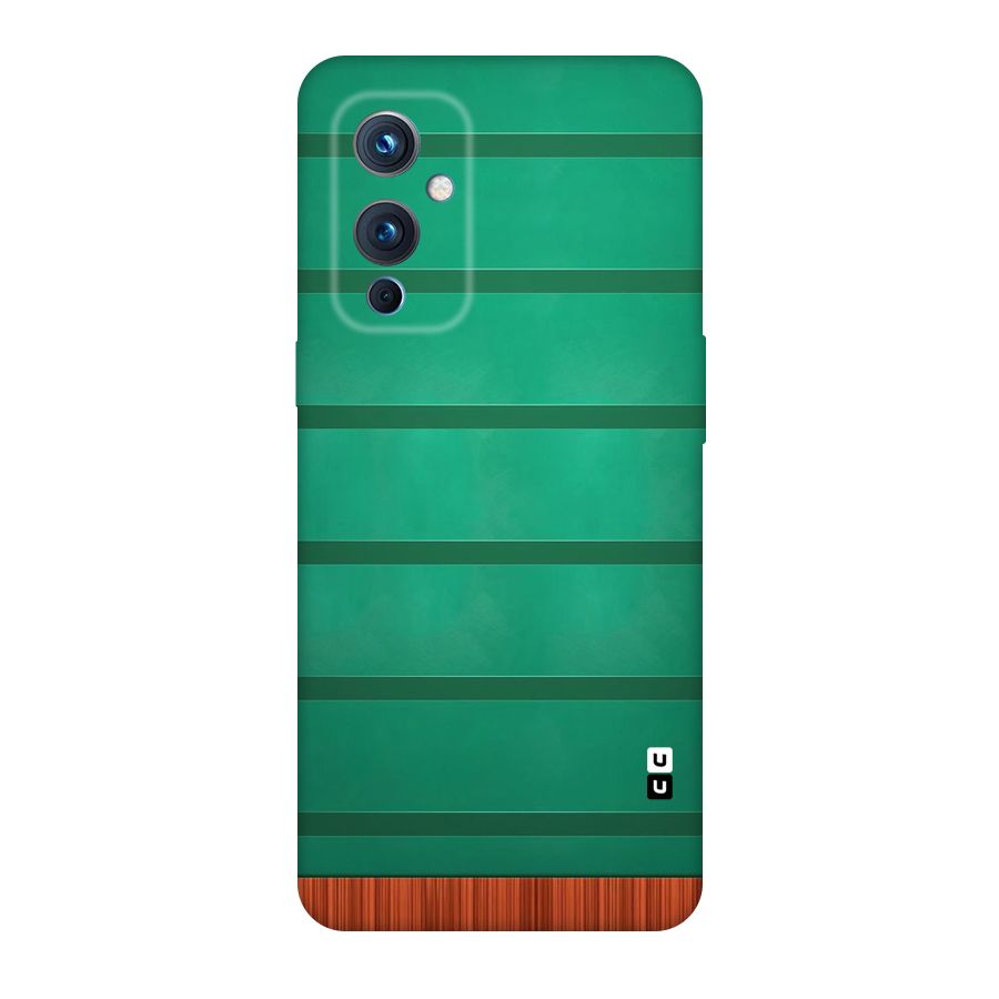 Green Wood Stripes Original Polycarbonate Back Case for OnePlus 9