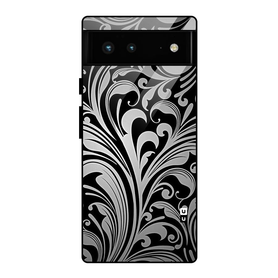 Grey Beauty Pattern Glass Back Case for Google Pixel 6