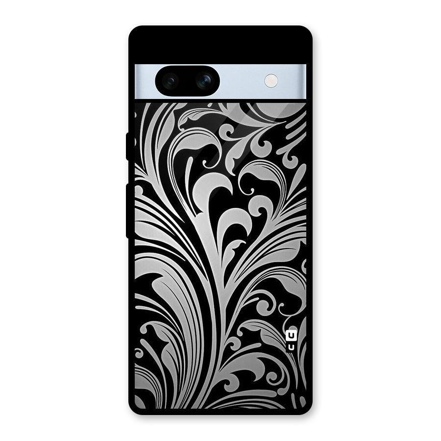 Grey Beauty Pattern Glass Back Case for Google Pixel 7a