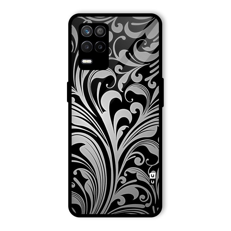 Grey Beauty Pattern Glass Back Case for Realme 8s 5G