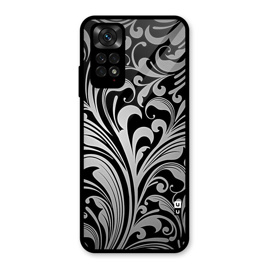 Grey Beauty Pattern Glass Back Case for Redmi Note 11S