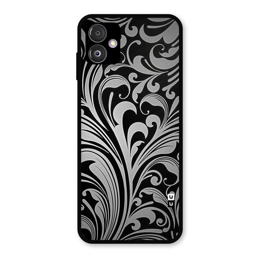 Grey Beauty Pattern Metal Back Case for Galaxy F14