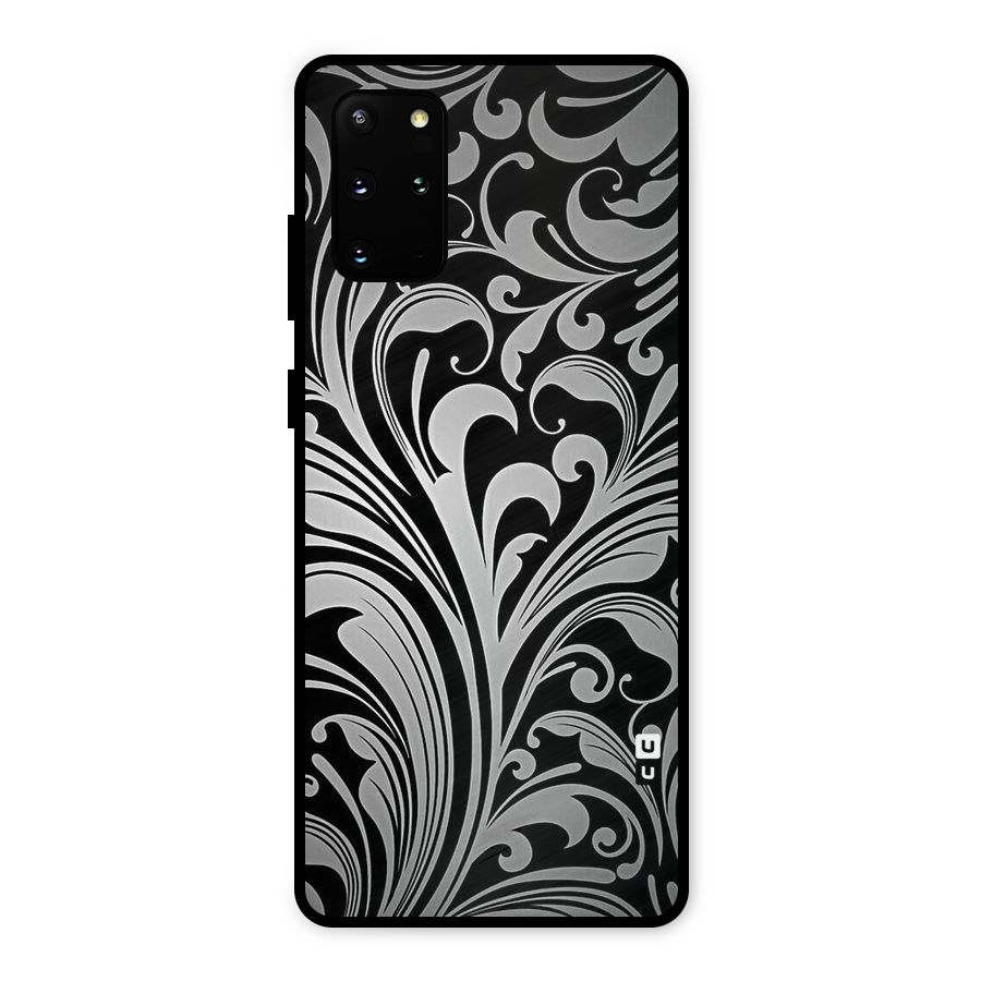 Grey Beauty Pattern Metal Back Case for Galaxy S20 Plus
