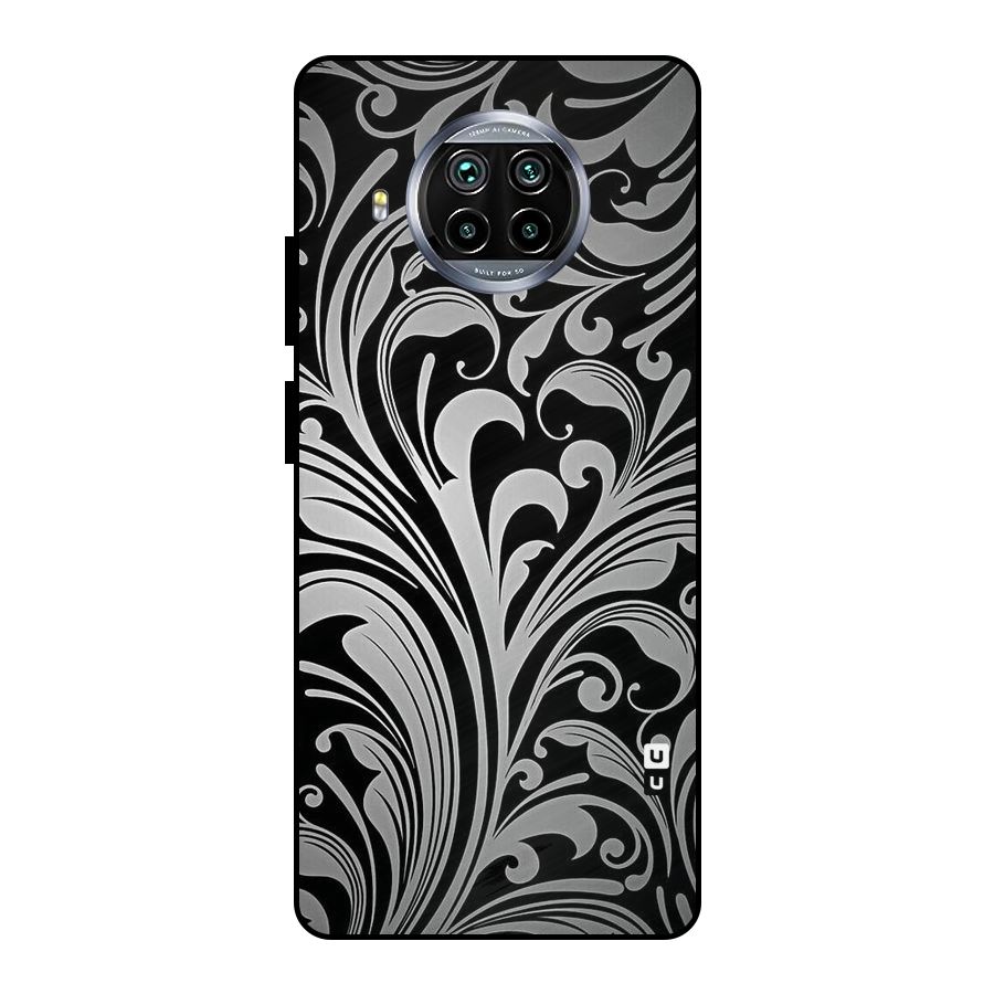Grey Beauty Pattern Metal Back Case for Mi 10i