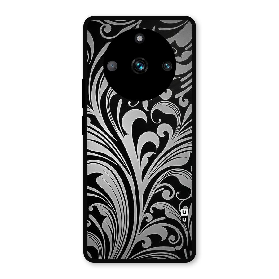 Grey Beauty Pattern Metal Back Case for Realme Narzo 60 Pro