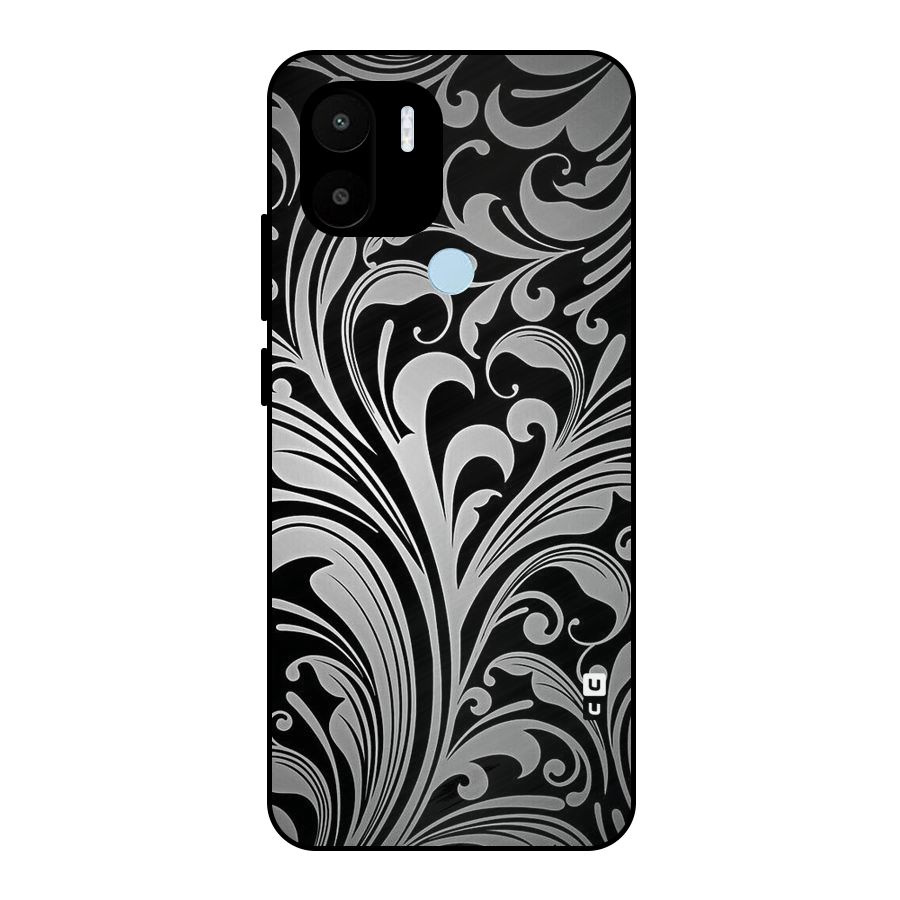 Grey Beauty Pattern Metal Back Case for Redmi A2+