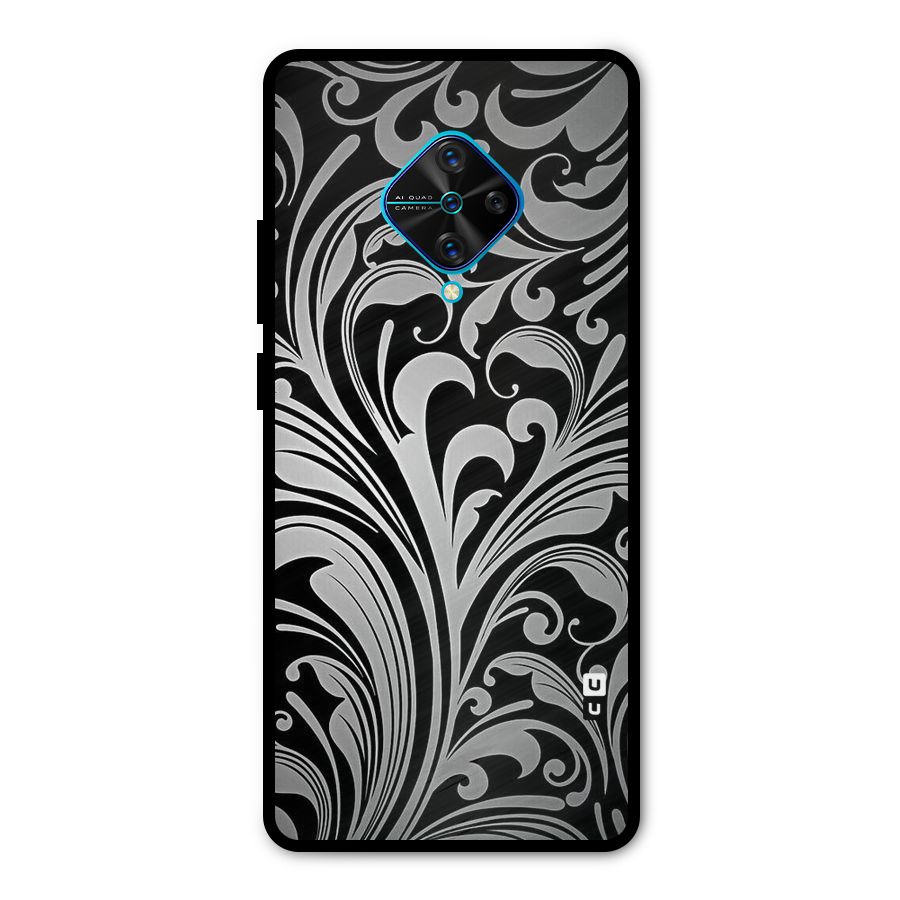 Grey Beauty Pattern Metal Back Case for Vivo S1 Pro