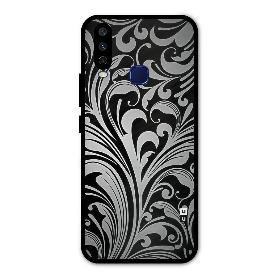 Grey Beauty Pattern Metal Back Case for Vivo V17