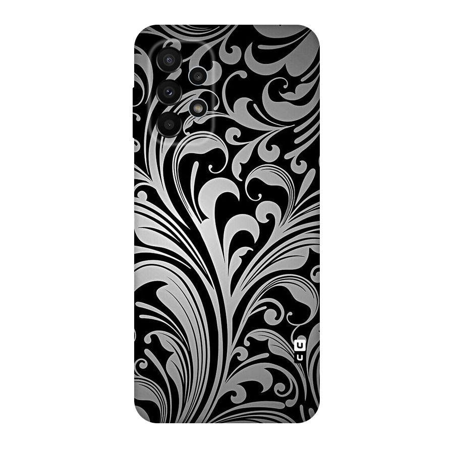 Grey Beauty Pattern Original Polycarbonate Back Case for Galaxy A23
