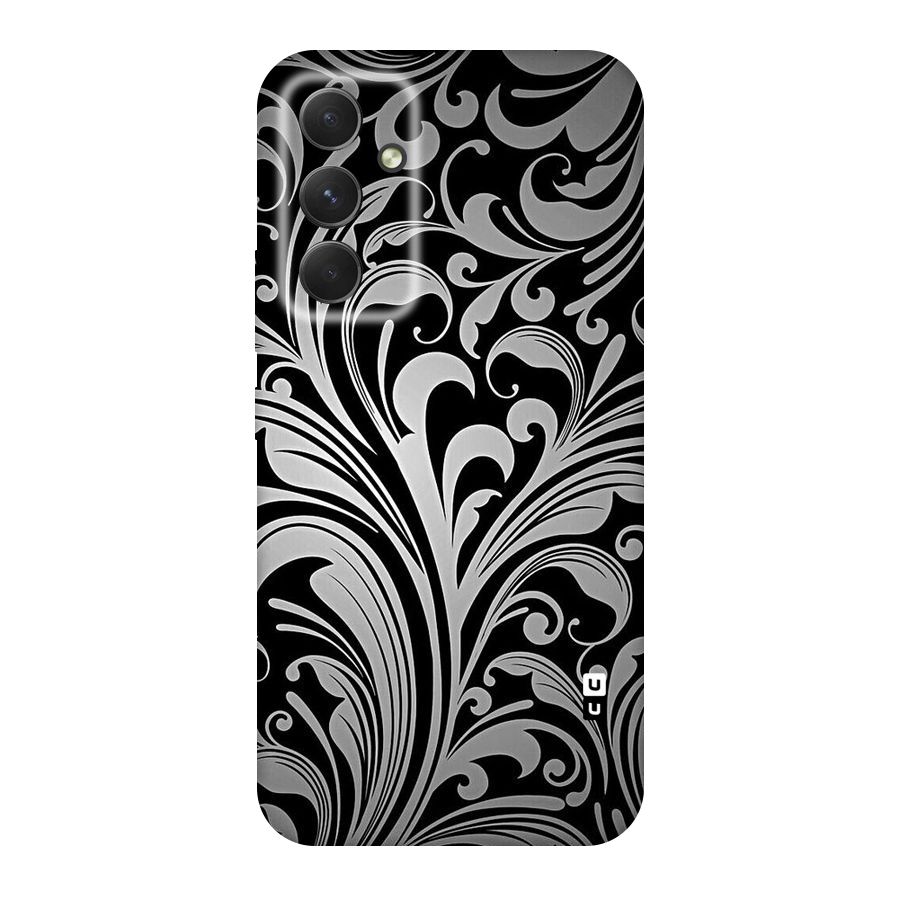 Grey Beauty Pattern Original Polycarbonate Back Case for Galaxy A54