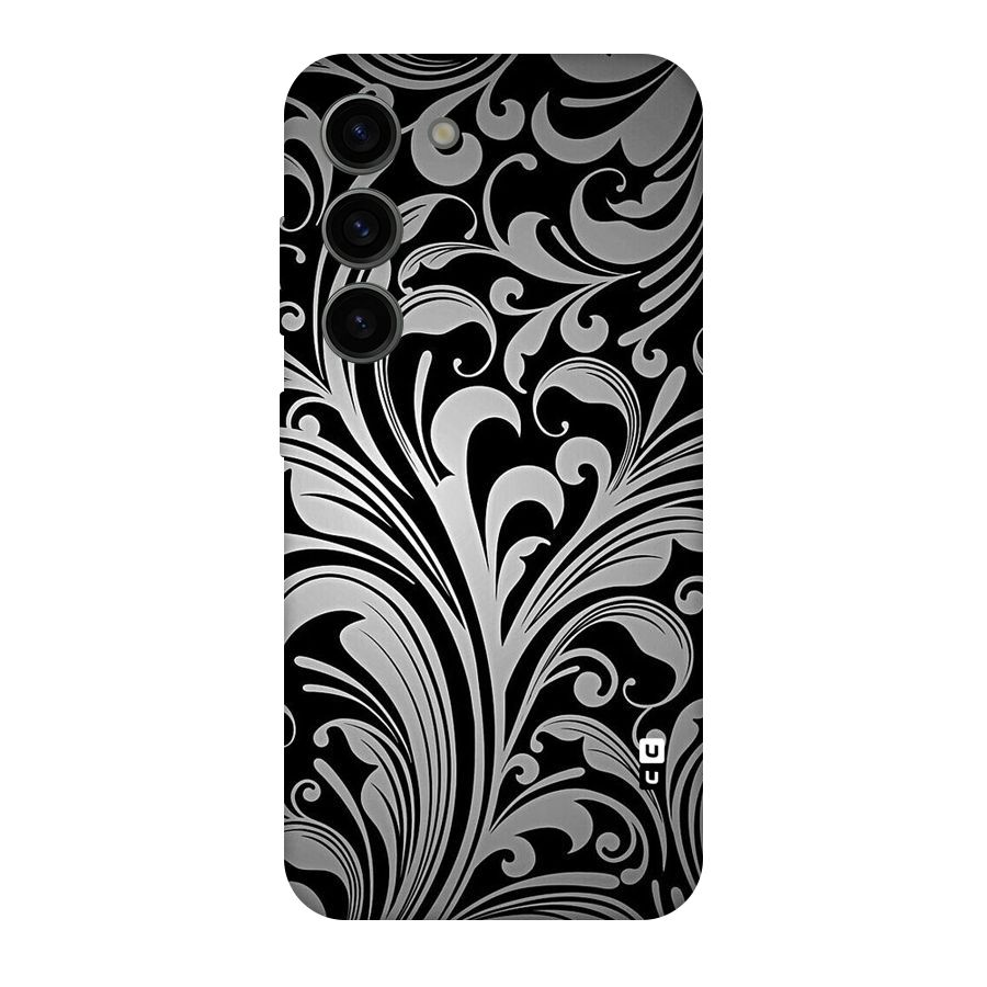 Grey Beauty Pattern Original Polycarbonate Back Case for Galaxy S23