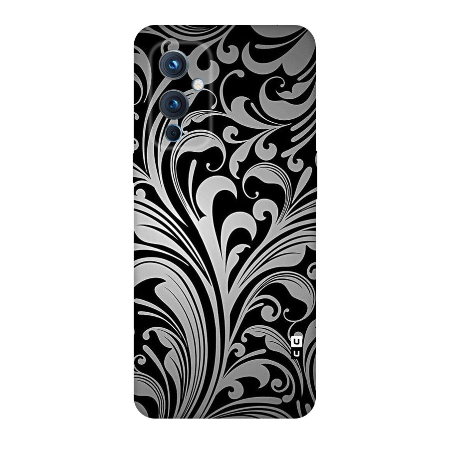 Grey Beauty Pattern Original Polycarbonate Back Case for OnePlus 9