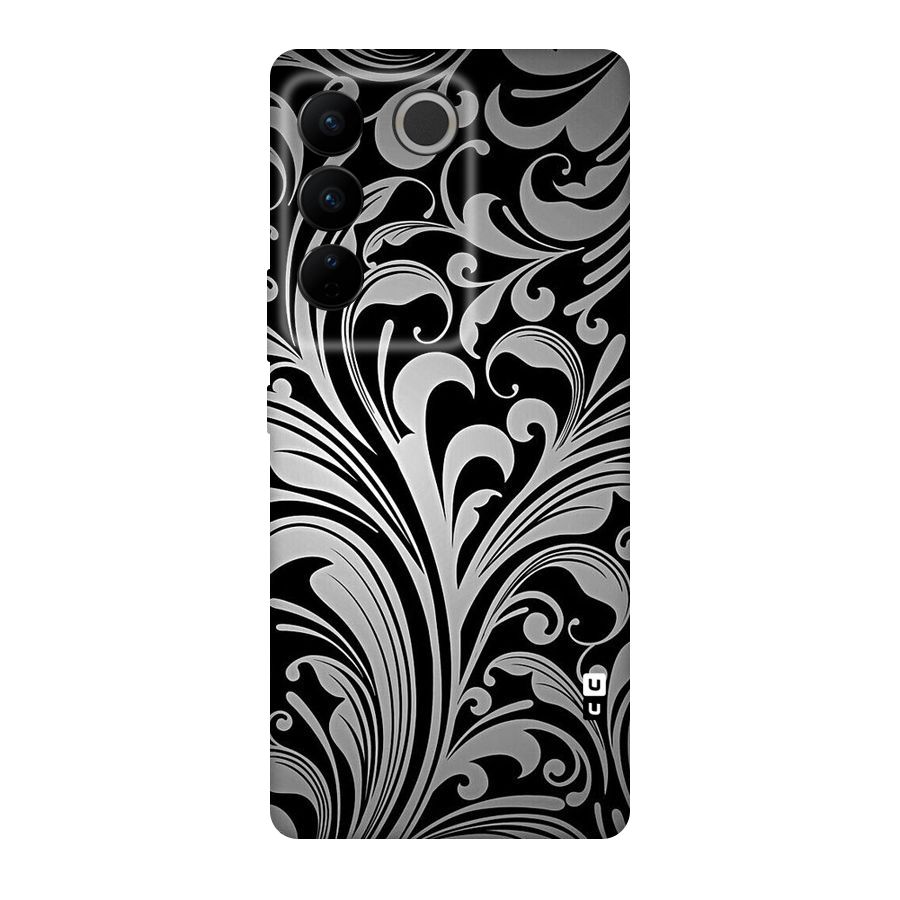 Grey Beauty Pattern Original Polycarbonate Back Case for Vivo V27