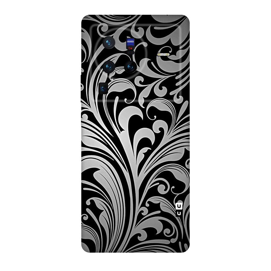 Grey Beauty Pattern Original Polycarbonate Back Case for Vivo X80