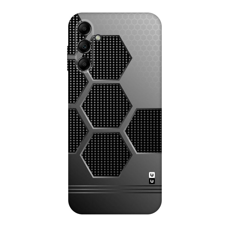Grey Black Hexa Original Polycarbonate Back Case for Galaxy A14 5G