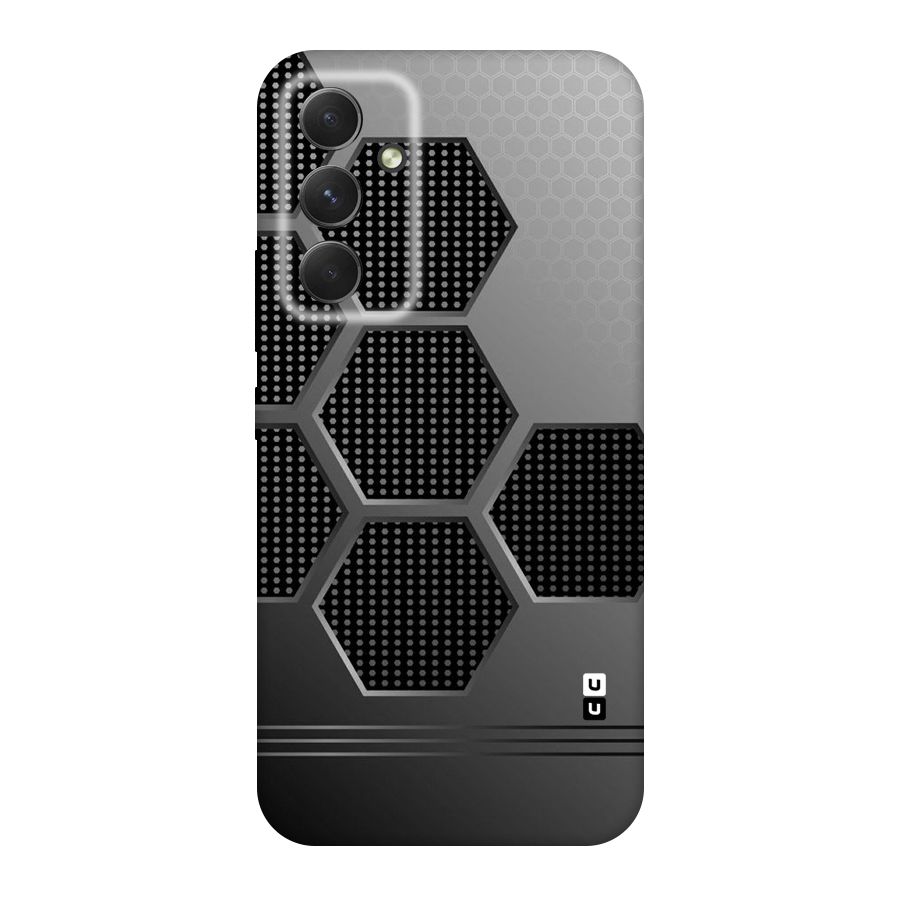Grey Black Hexa Original Polycarbonate Back Case for Galaxy A54