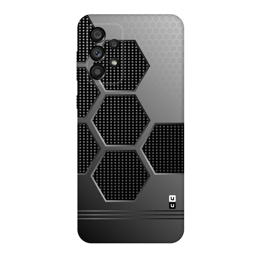 Grey Black Hexa Original Polycarbonate Back Case for Galaxy A73 5G