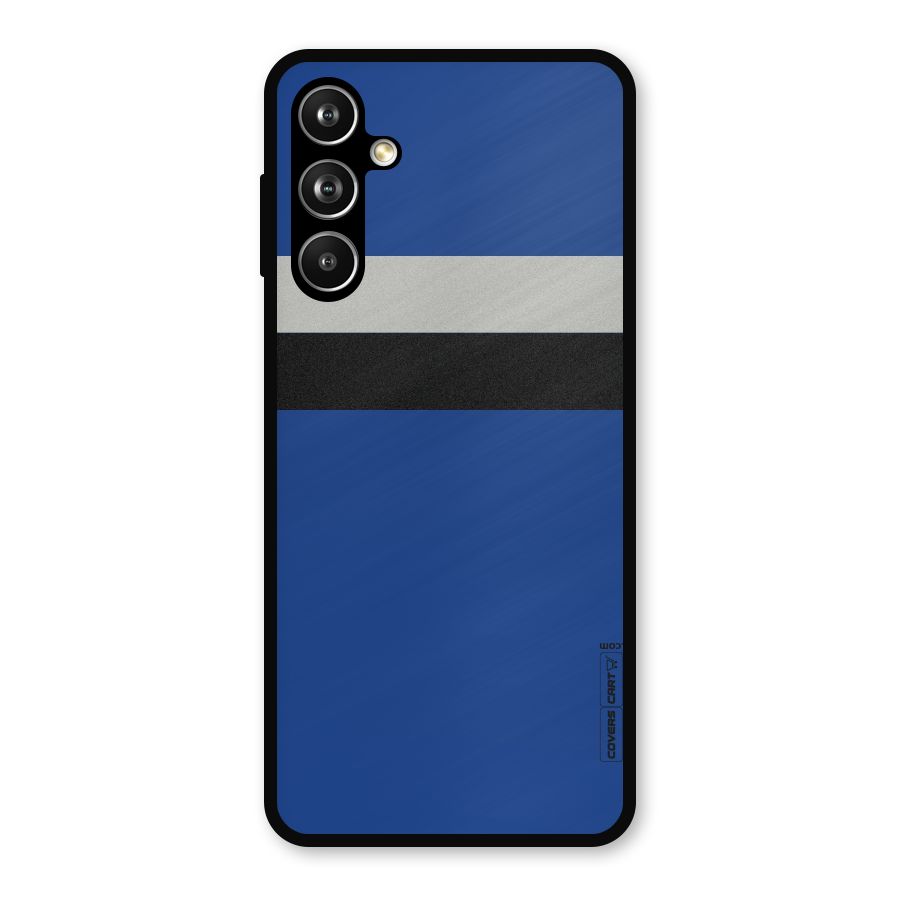Grey Black Strips Metal Back Case for Galaxy F54