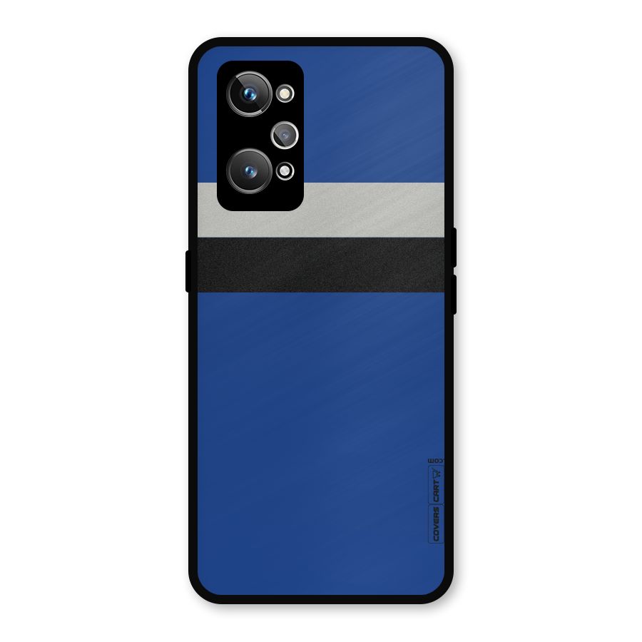Grey Black Strips Metal Back Case for Realme GT Neo 3T